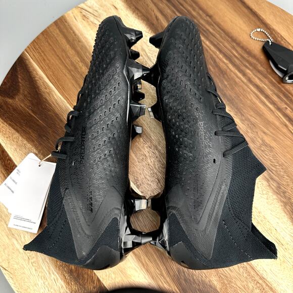 Adidas Predator Accuracy.1 SG Men's 8.5/Women's 9.5 Soccer Cleats Black GW4581 - Picture 6 of 11